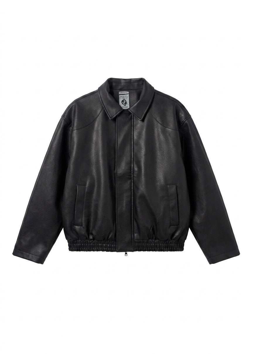 BOMBER Nero Minimal