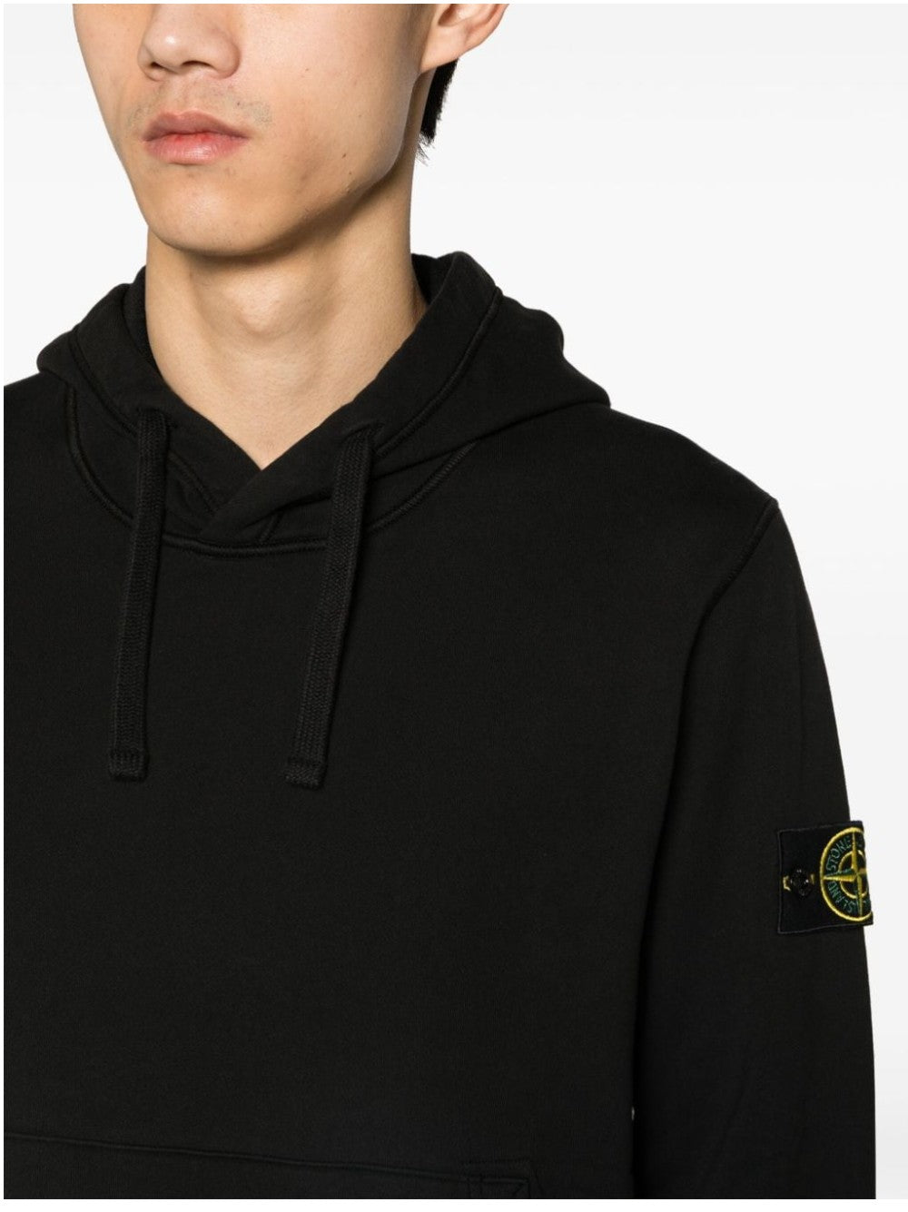 FELPA Nero Stone Island