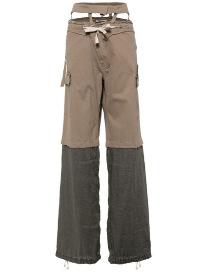 PANTALONE Beige/verde Ottolinger