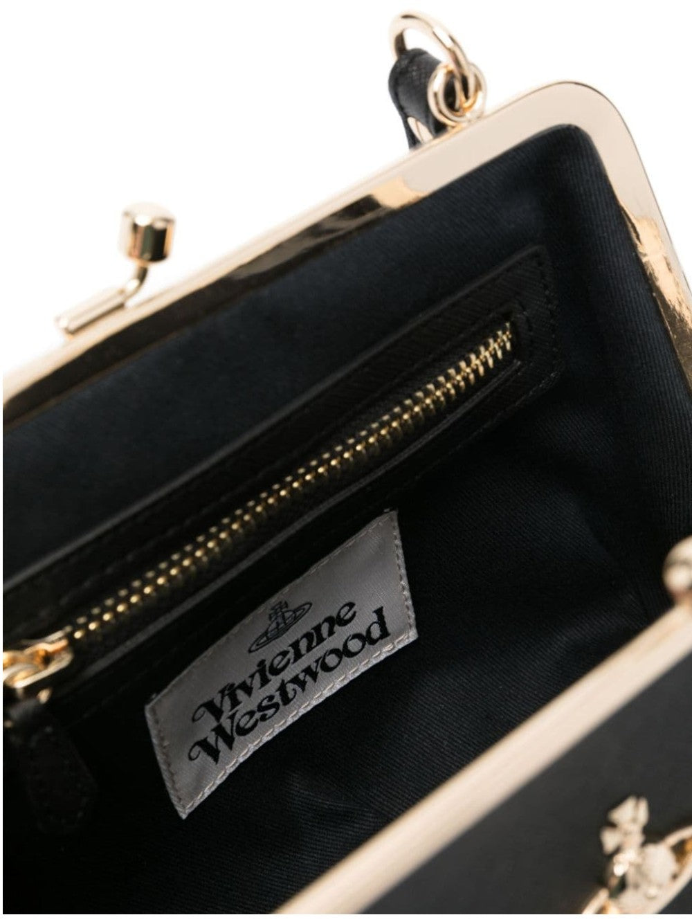 BORSA  Nero/oro Vivienne Westwood