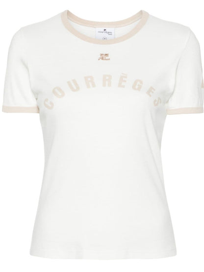 T-SHIRT Bianco Courrege