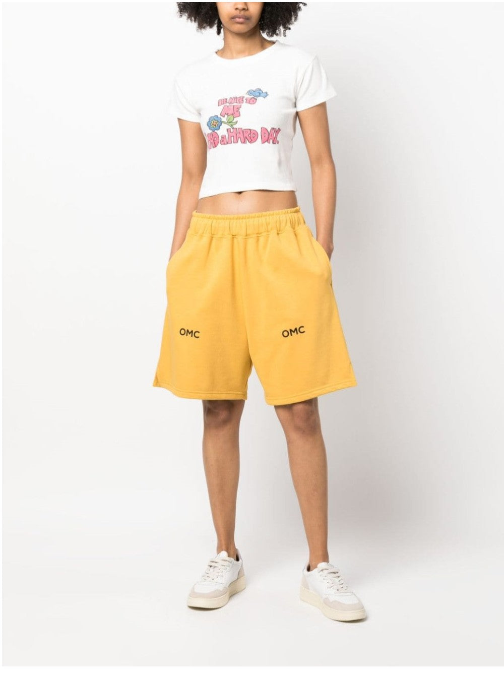 PANTALONCINO Giallo Ocra Omc