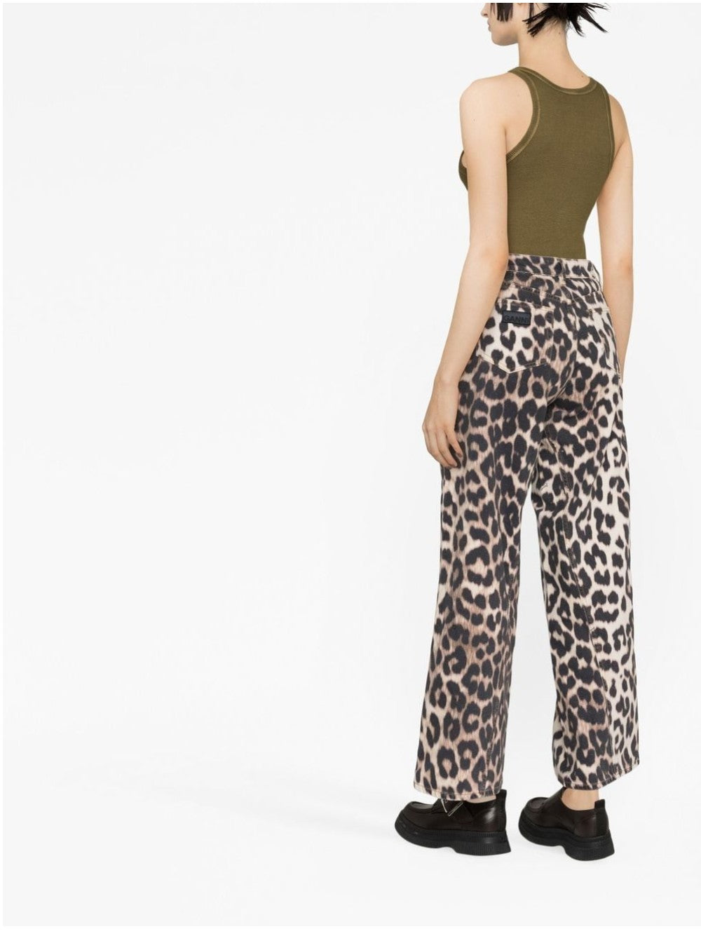 PANTALONE Leopardato Ganni