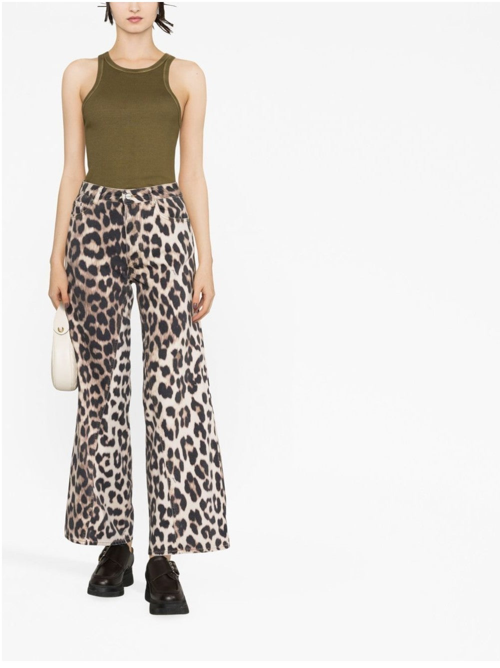 PANTALONE Leopardato Ganni