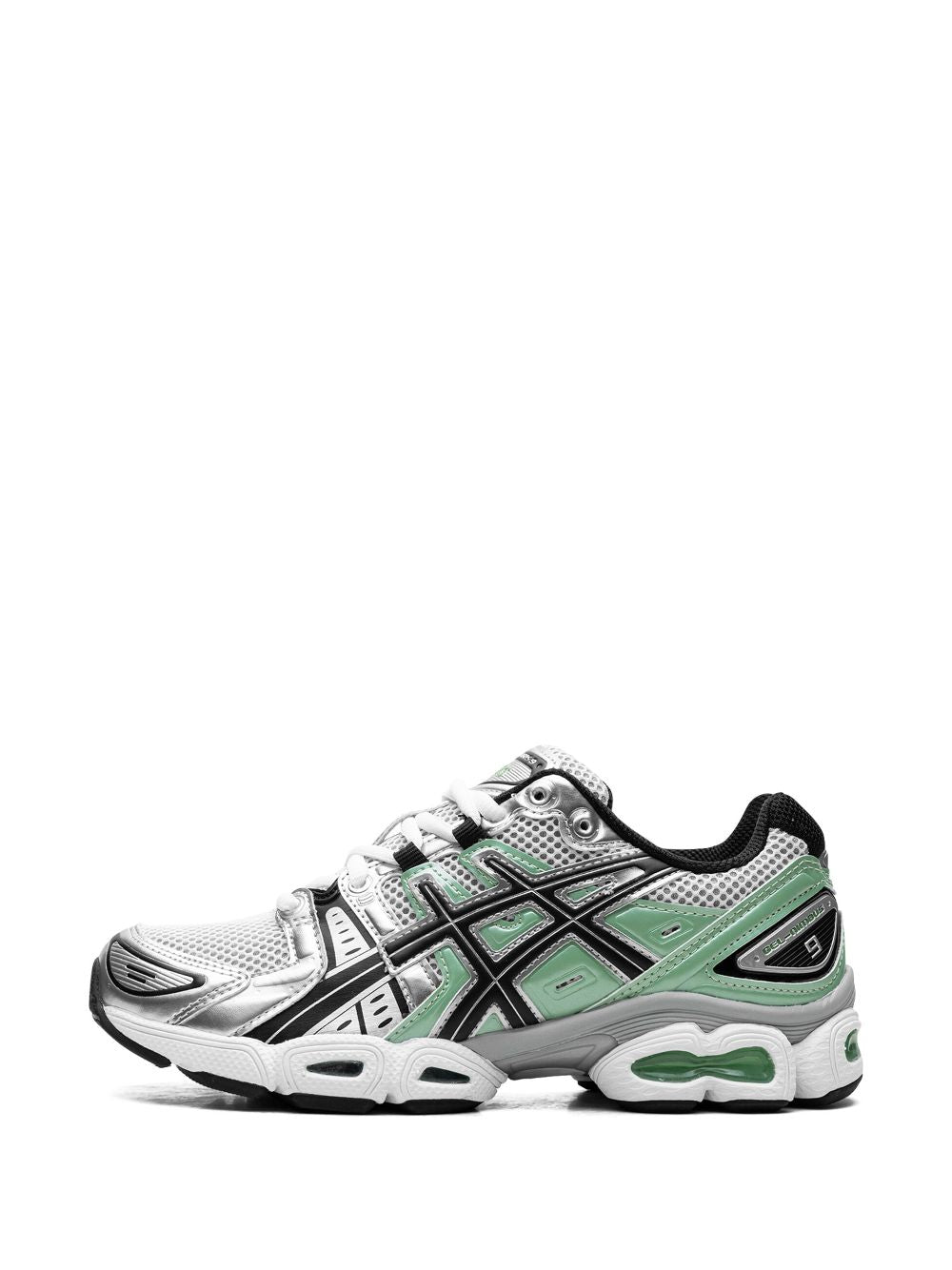 SNEAKER Argento/verde Asics 