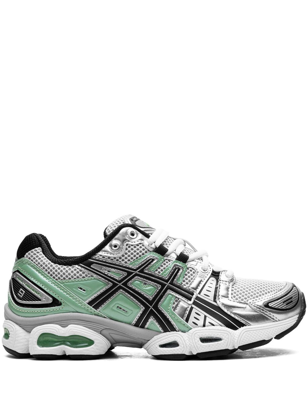 SNEAKER Argento/verde Asics 