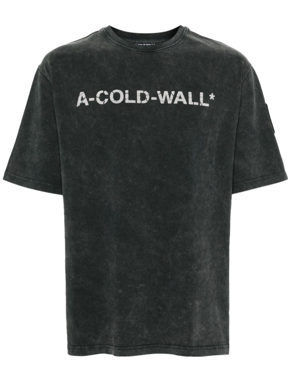 A-COLD-WALL - OVERDYE LOGO  ONYX T-shirt