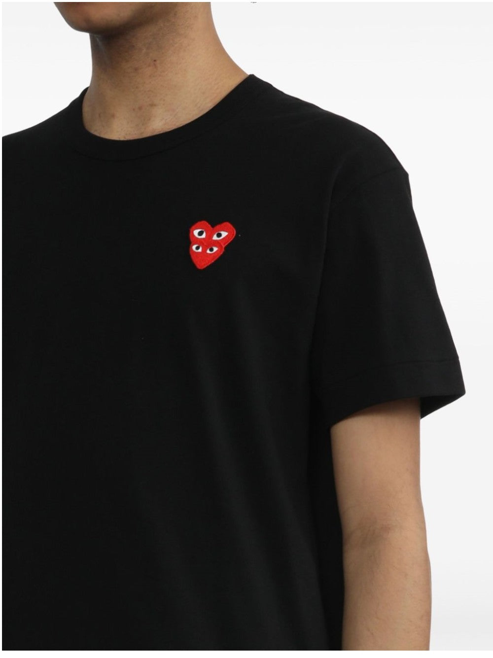 T-SHIRT Nero Comme Des Garcons Play