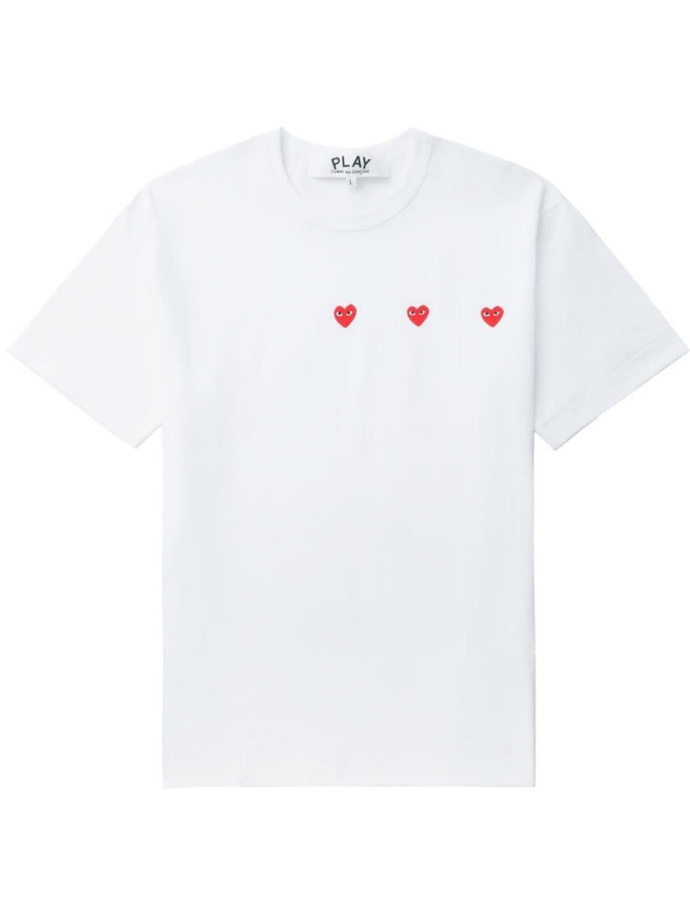 COMME DES GARCONS PLAY - DOPPIO CUORE ROSSO  T-shirt