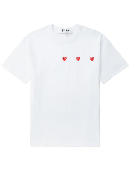 T-SHIRT Bianco Comme Des Garcons Play