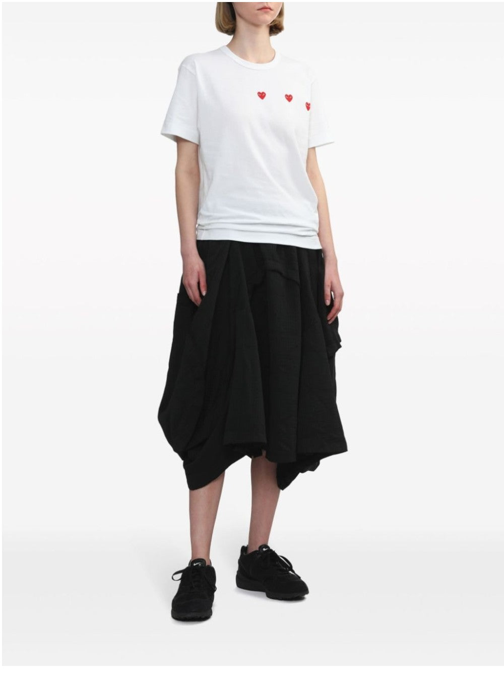 T-SHIRT Bianco Comme Des Garcons Play