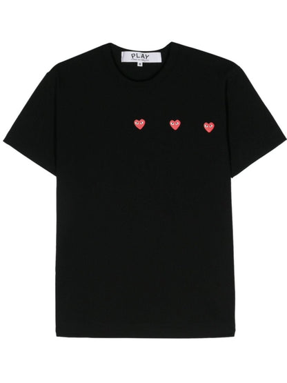 T-SHIRT Nero Comme Des Garcons Play