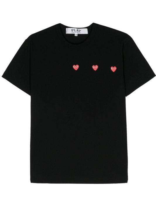 T-SHIRT Nero Comme Des Garcons Play