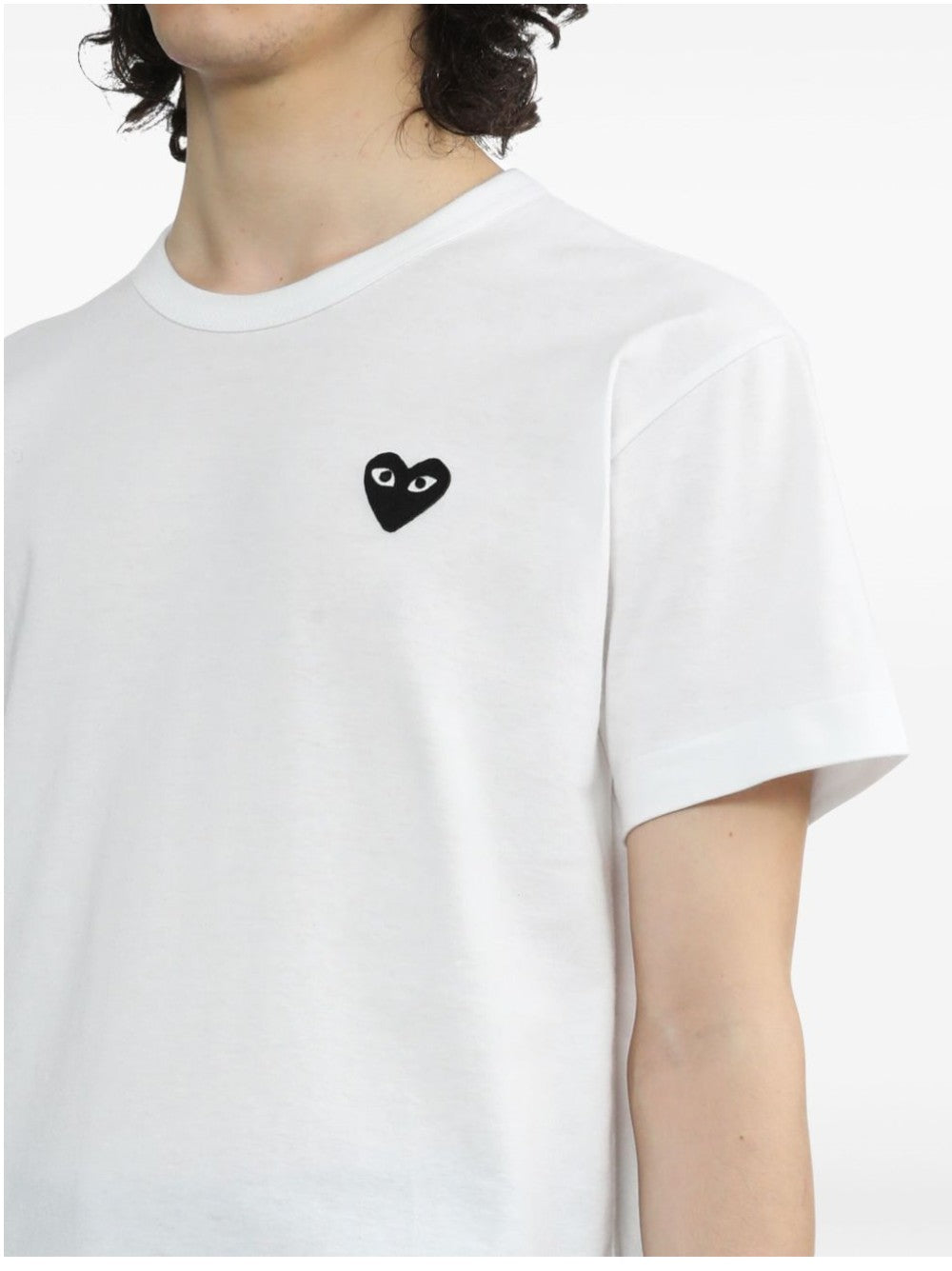 T-SHIRT Bianco Comme Des Garcons Play