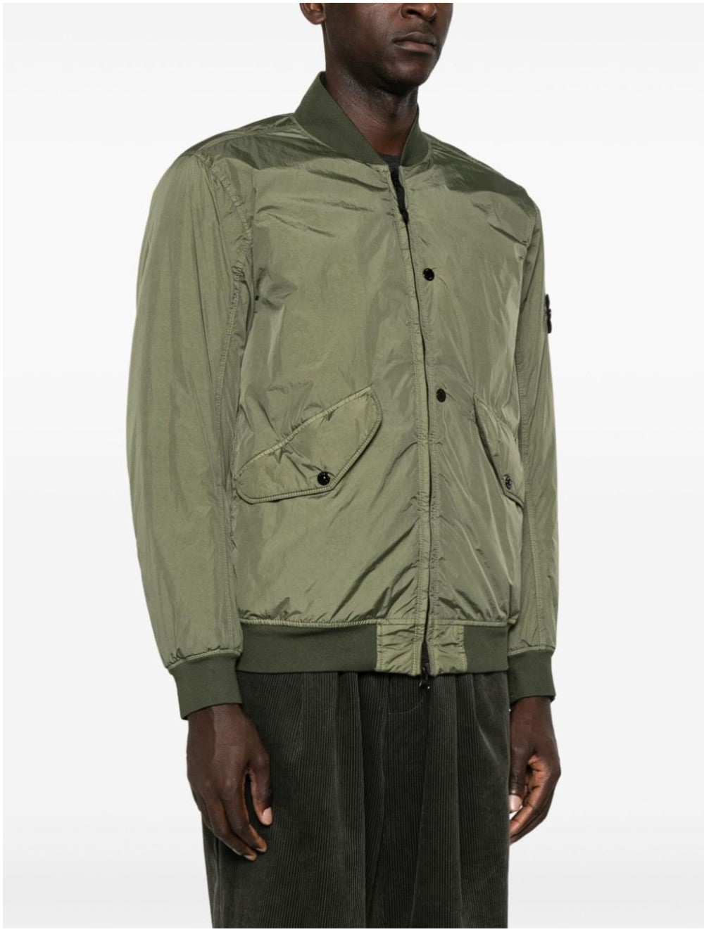 GIUBBOTTO Verde Militare Stone Island