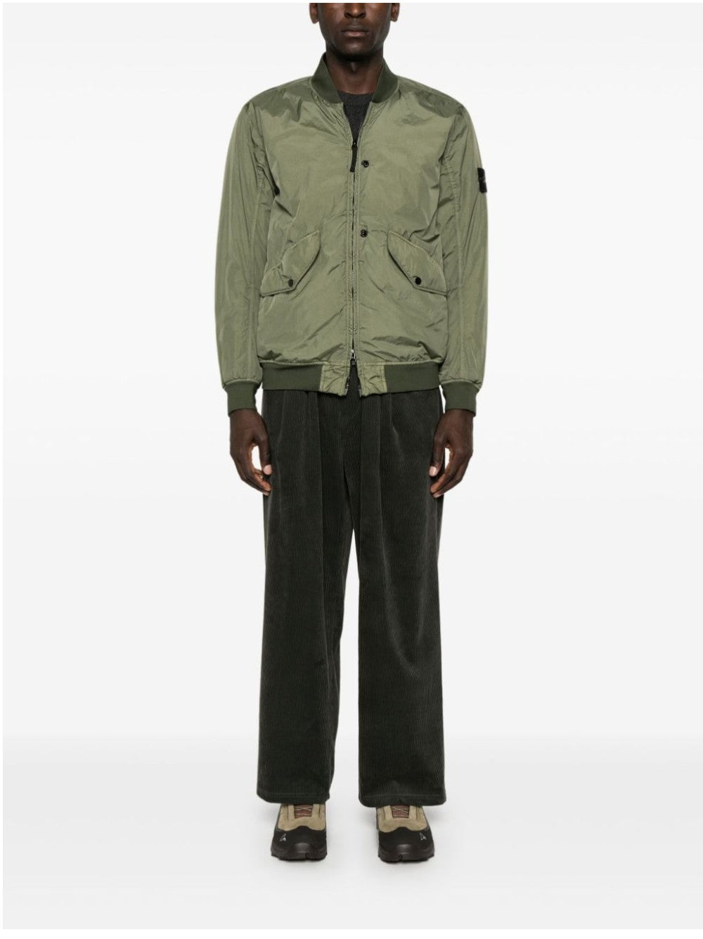 GIUBBOTTO Verde Militare Stone Island