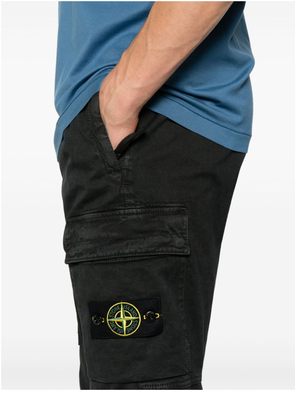 PANTALONE Nero Stone Island