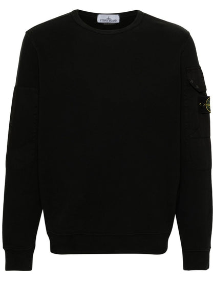 FELPA Nero Stone Island