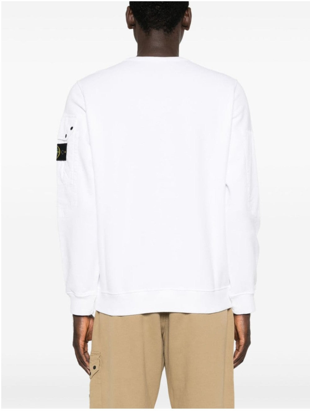 FELPA Bianco Stone Island