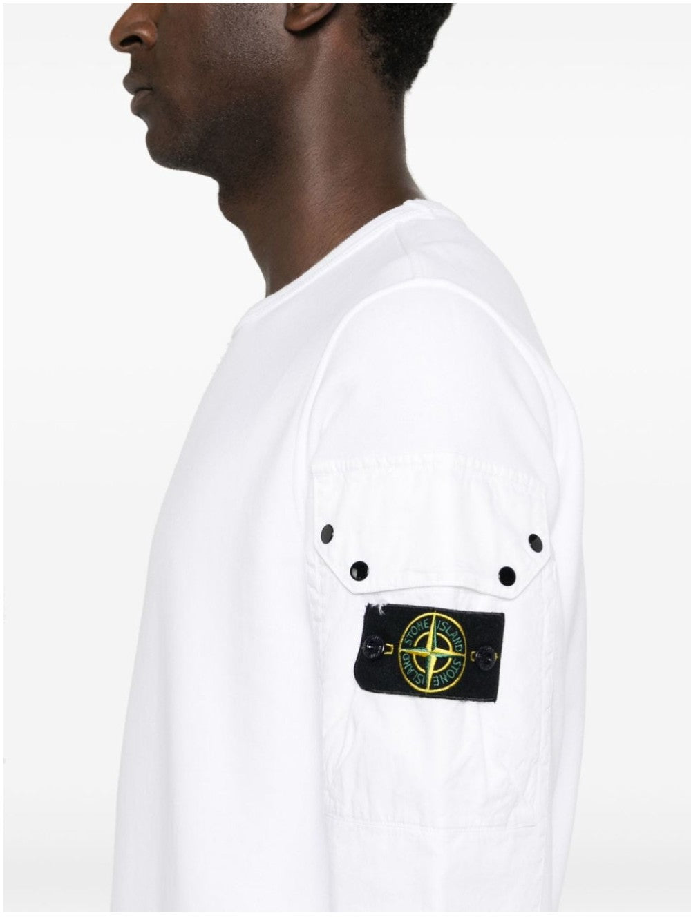 FELPA Bianco Stone Island