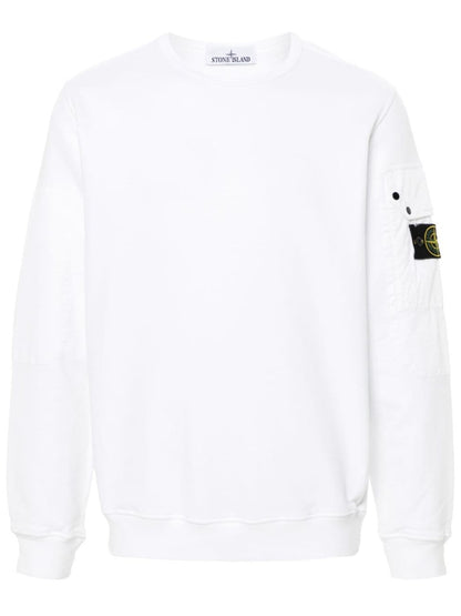 FELPA Bianco Stone Island