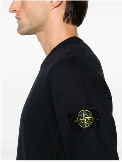 FELPA Blu Scuro Stone Island