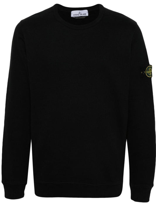 FELPA Nero Stone Island