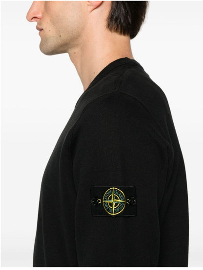 FELPA Nero Stone Island