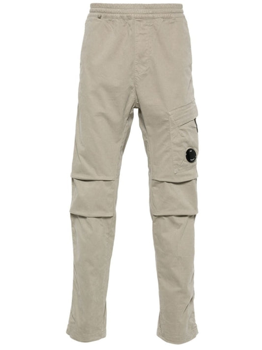 C.P. COMPANY - STRECH SATEEN ERGONIMIC LENS SINGLE CARGO PANTS  Pantalone