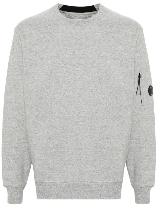 C.P. COMPANY - SWEATSHIRTS CREW NECK IN DIAGONAL RAISED FLEECE  Felpa