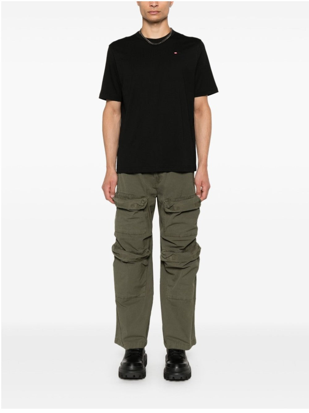 PANTALONE Verde Militare Diesel