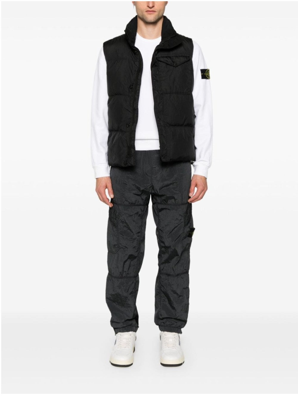 FELPA Bianco Stone Island