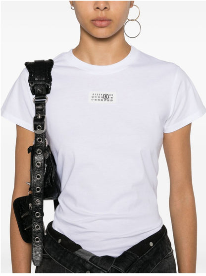 T-SHIRT Bianco Mm6