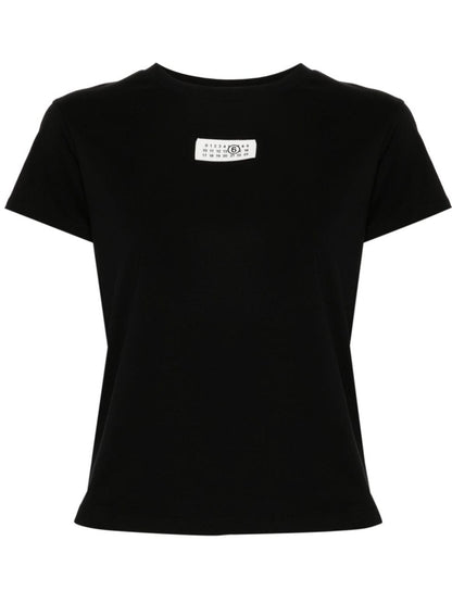 T-SHIRT Nero Mm6