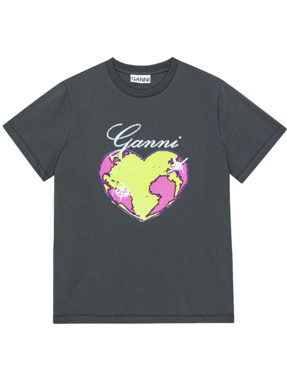 T-SHIRT Grigio Ganni