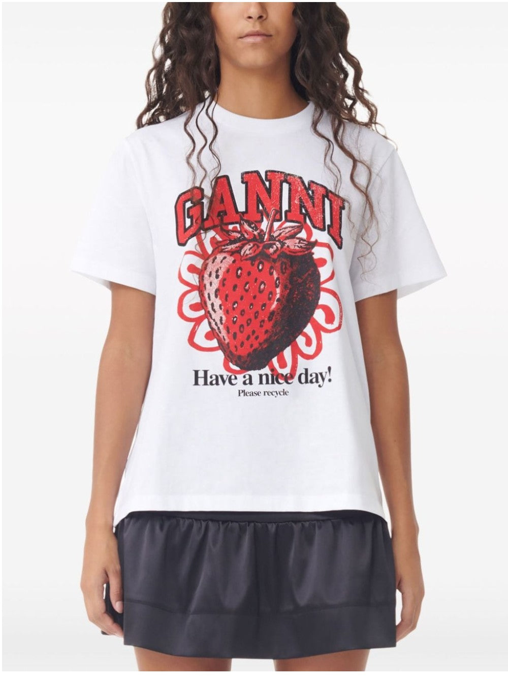 T-SHIRT Bianco Ganni