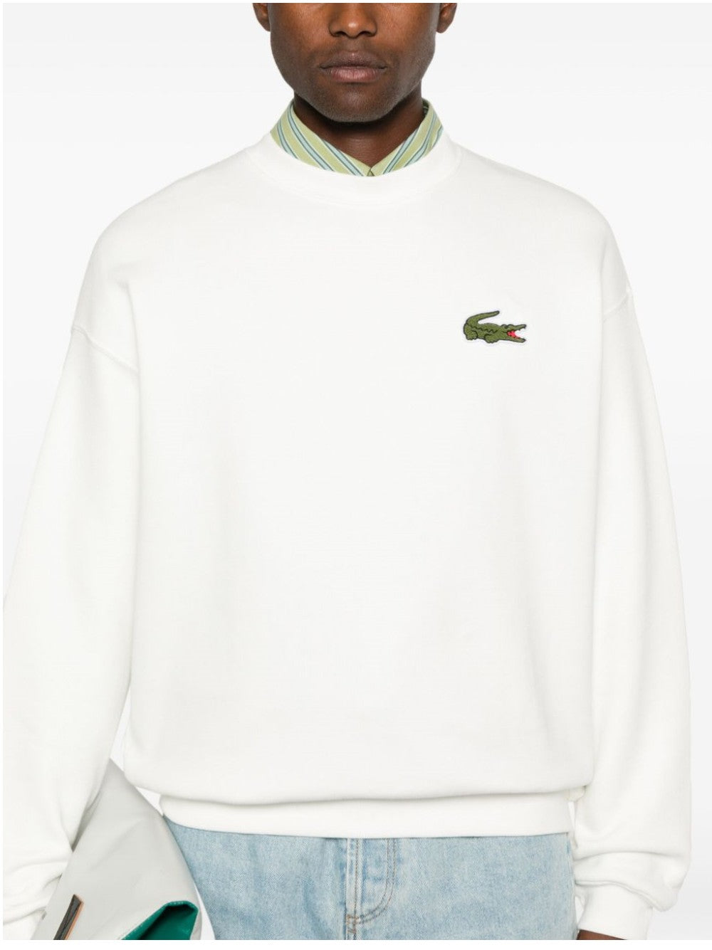 FELPA Bianco Lacoste