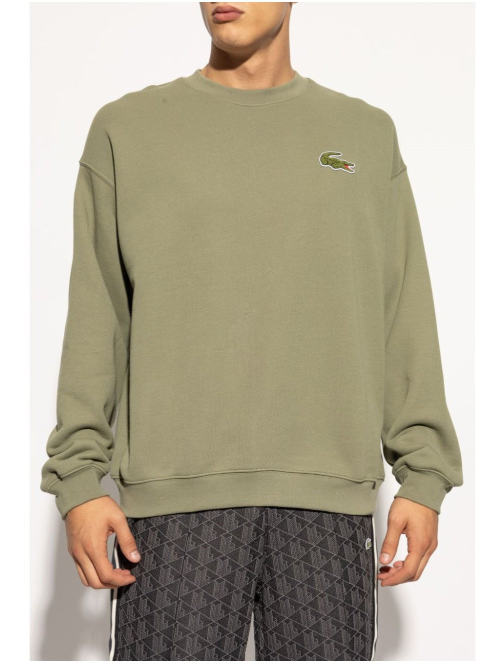 FELPA Verde Militare Lacoste