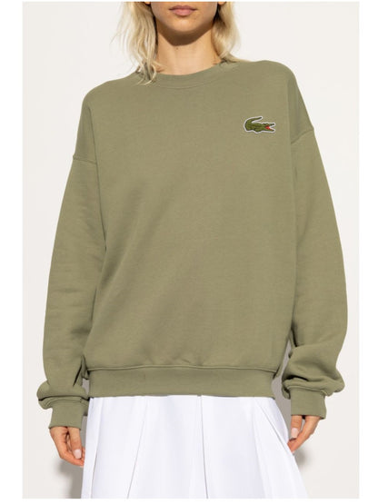 FELPA Verde Militare Lacoste