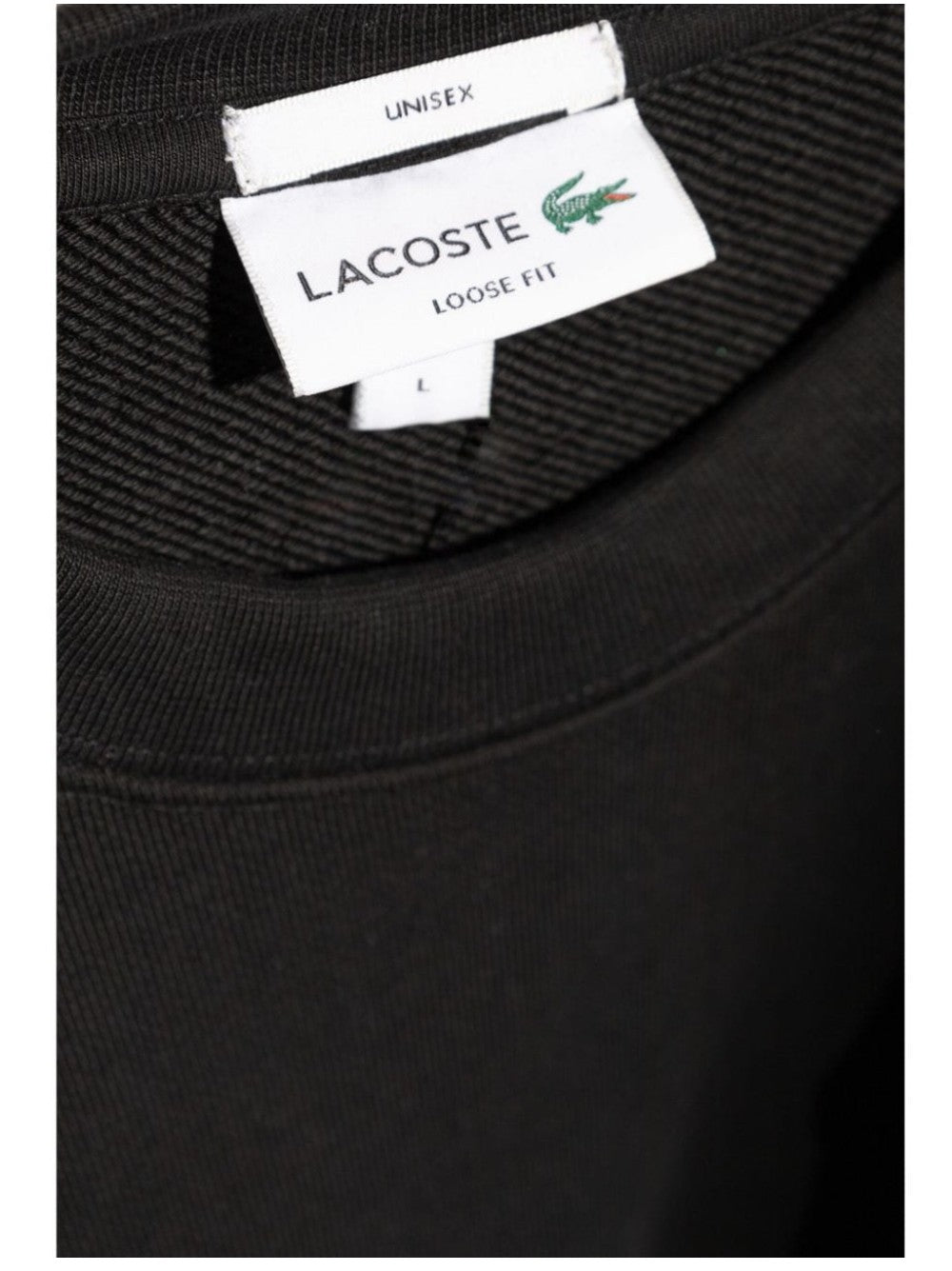 FELPA Nero Lacoste