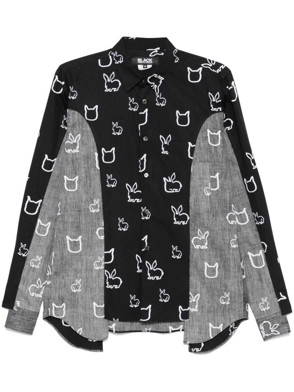 CAMICIA Nero/bianco Comme Des Garcons Black 