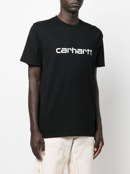 T-SHIRT Nero/bianco Carhartt