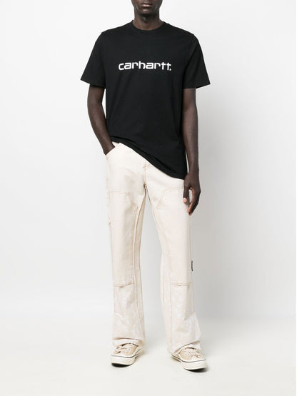 T-SHIRT Nero/bianco Carhartt