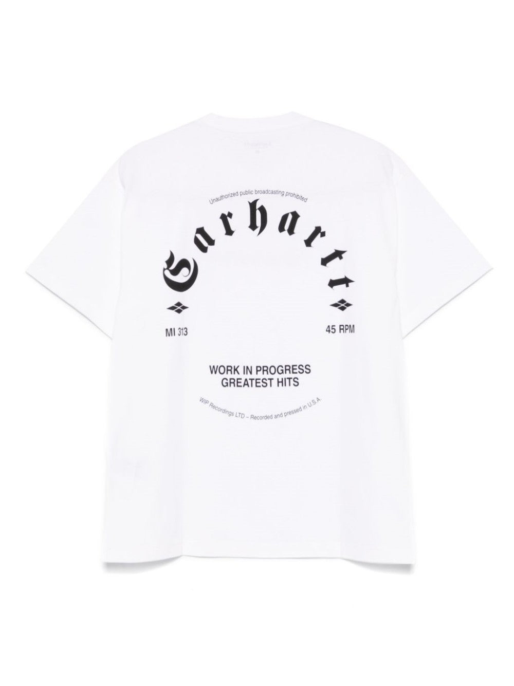 T-SHIRT Bianco/nero Carhartt