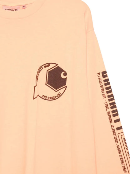 T-SHIRT Arancio/nero Carhartt