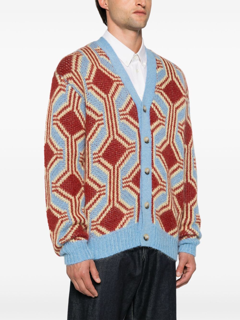 CARDIGAN Bordeaux Drole De Monsieur