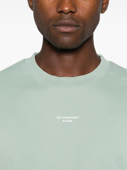 T-SHIRT Verde Acqua Drole De Monsieur