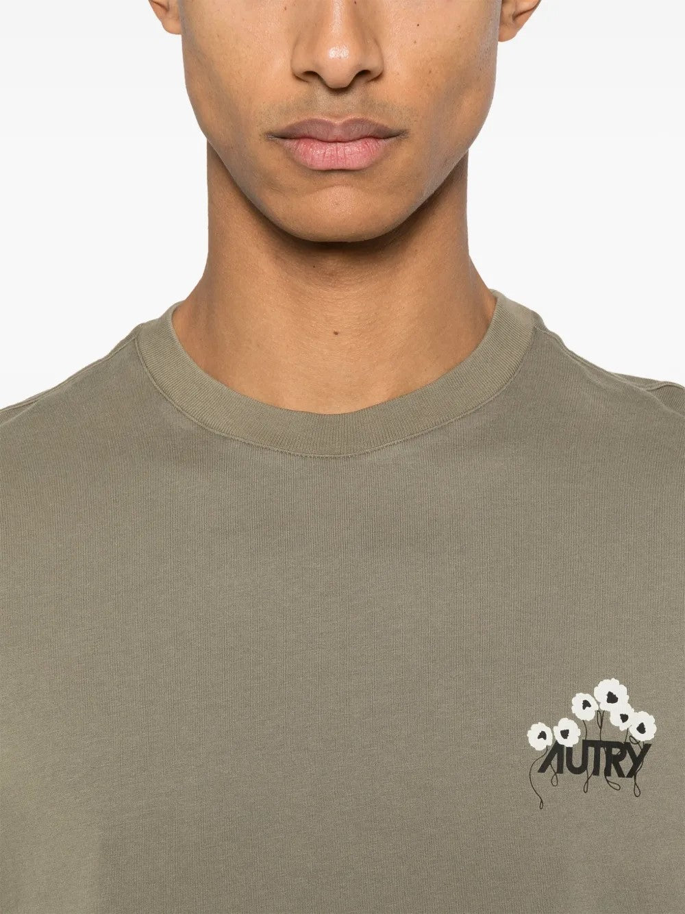 T-SHIRT Verde Militare Autry