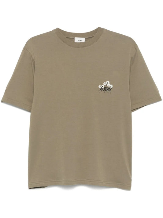 T-SHIRT Verde Militare Autry