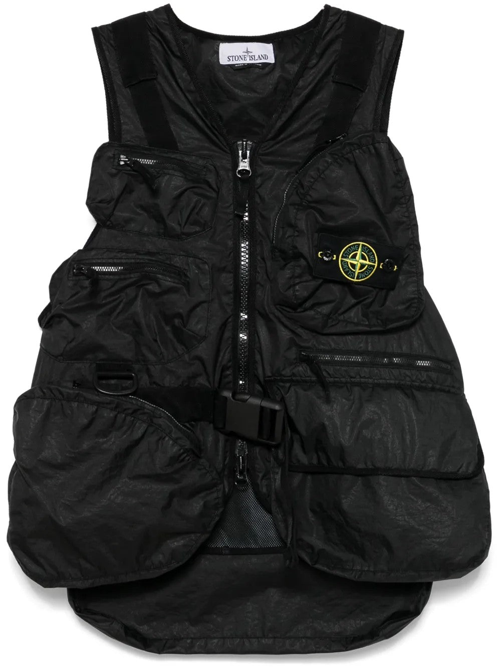 GILET Nero Stone Island